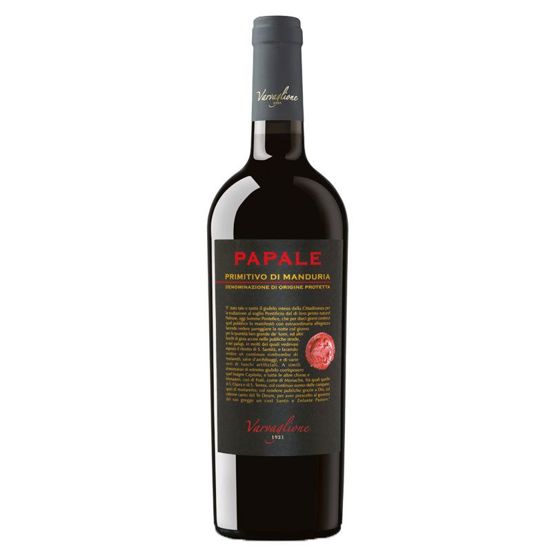 Papale Linea Oro 2019 - Primitivo - 75CL - 14,5% Vol.